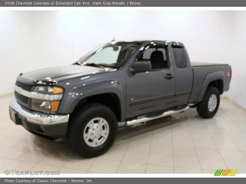 Dark Gray Metallic / Ebony 2008 Chevrolet Colorado LS Extended Cab 4x4