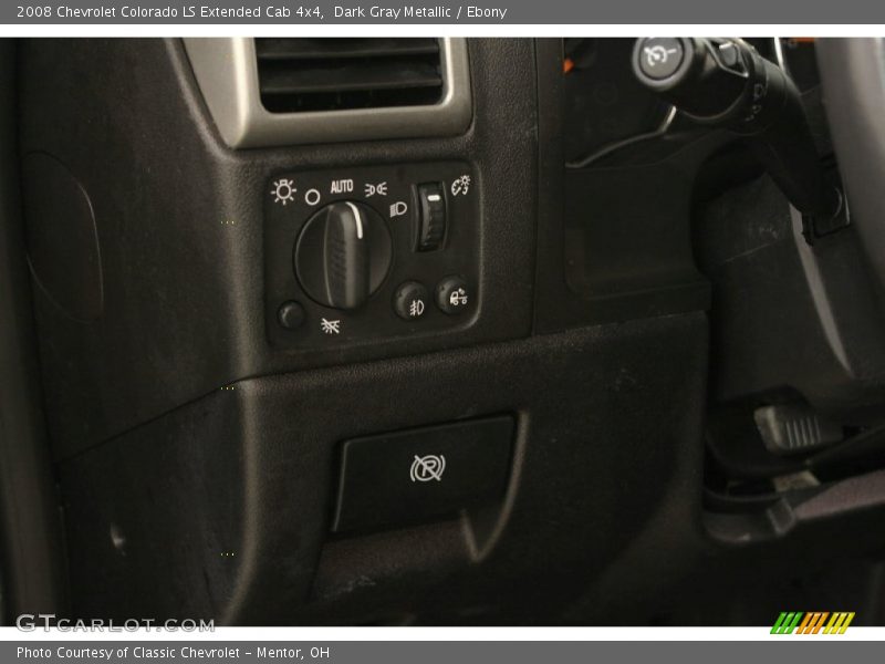Dark Gray Metallic / Ebony 2008 Chevrolet Colorado LS Extended Cab 4x4