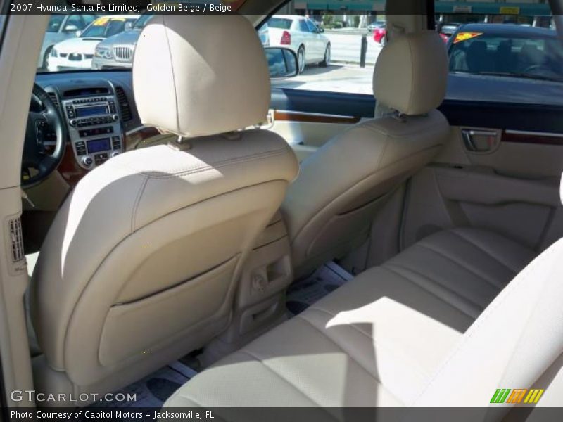 Golden Beige / Beige 2007 Hyundai Santa Fe Limited