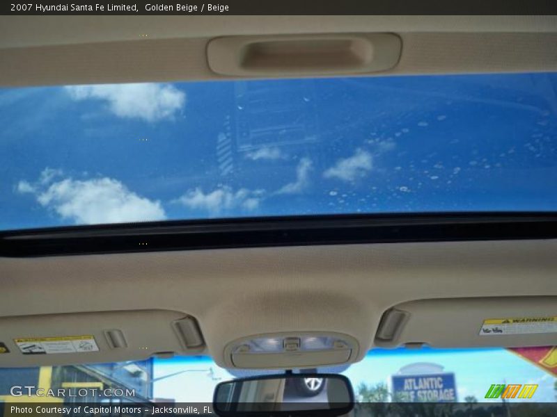 Golden Beige / Beige 2007 Hyundai Santa Fe Limited