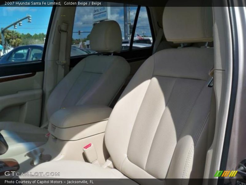 Golden Beige / Beige 2007 Hyundai Santa Fe Limited