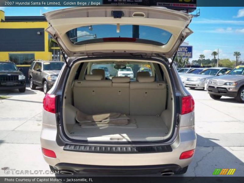 Golden Beige / Beige 2007 Hyundai Santa Fe Limited