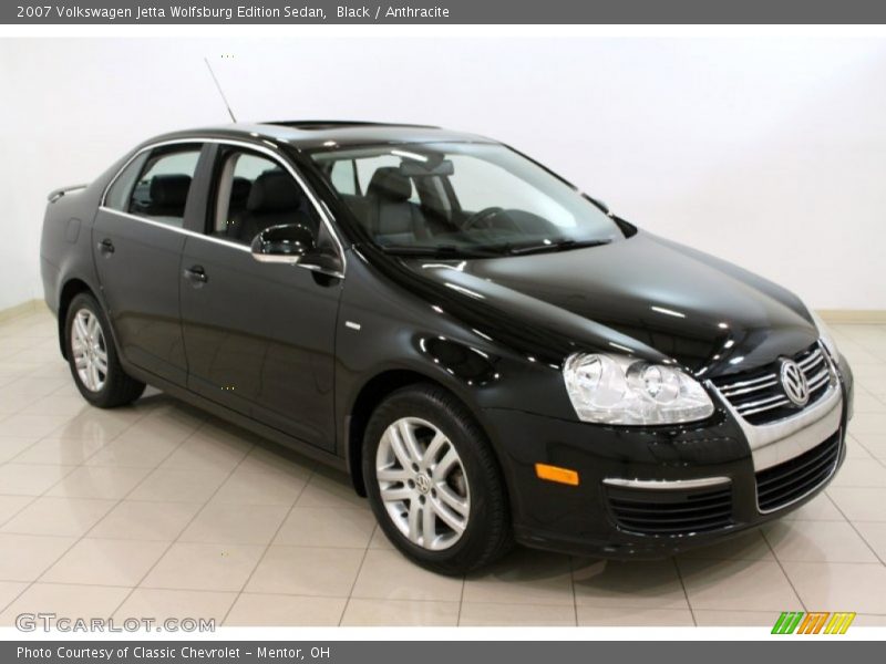 Black / Anthracite 2007 Volkswagen Jetta Wolfsburg Edition Sedan