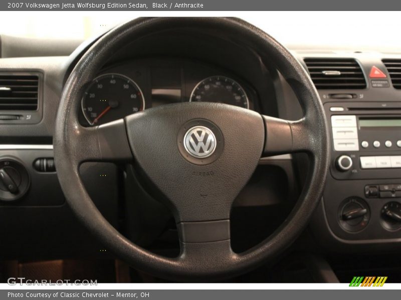 Black / Anthracite 2007 Volkswagen Jetta Wolfsburg Edition Sedan
