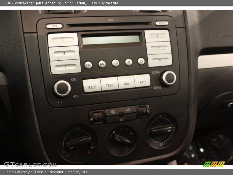 Black / Anthracite 2007 Volkswagen Jetta Wolfsburg Edition Sedan