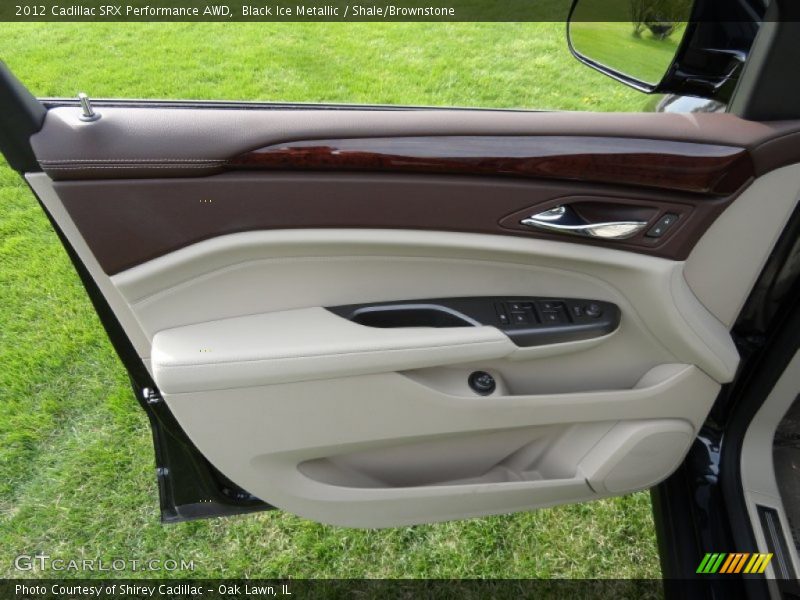 Black Ice Metallic / Shale/Brownstone 2012 Cadillac SRX Performance AWD