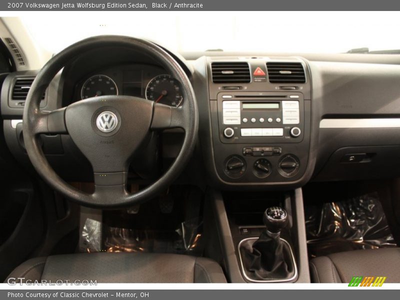 Black / Anthracite 2007 Volkswagen Jetta Wolfsburg Edition Sedan