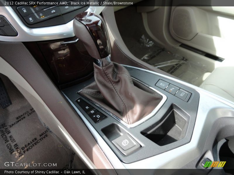 Black Ice Metallic / Shale/Brownstone 2012 Cadillac SRX Performance AWD