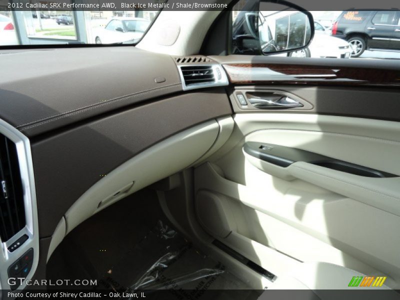 Black Ice Metallic / Shale/Brownstone 2012 Cadillac SRX Performance AWD