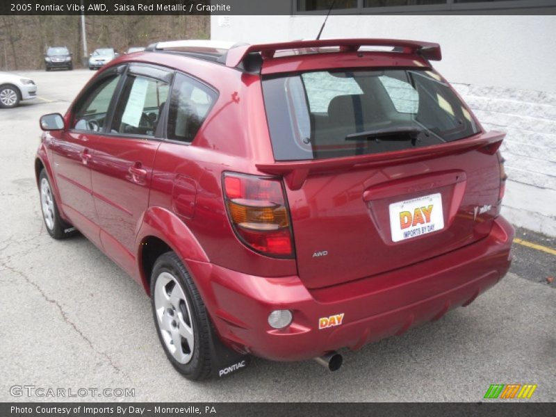 Salsa Red Metallic / Graphite 2005 Pontiac Vibe AWD