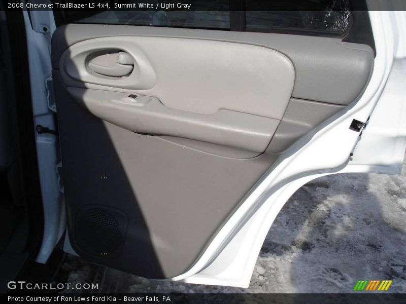 Summit White / Light Gray 2008 Chevrolet TrailBlazer LS 4x4