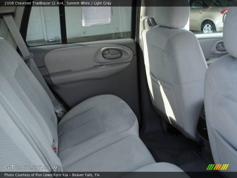 Summit White / Light Gray 2008 Chevrolet TrailBlazer LS 4x4