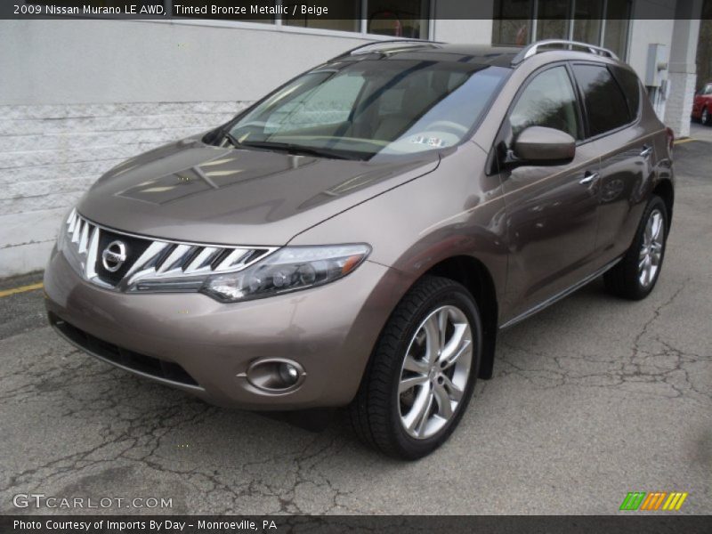 Tinted Bronze Metallic / Beige 2009 Nissan Murano LE AWD