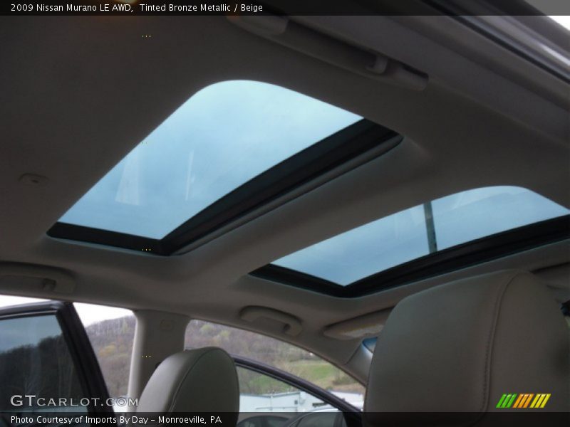 Tinted Bronze Metallic / Beige 2009 Nissan Murano LE AWD