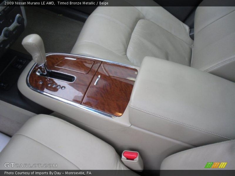 Tinted Bronze Metallic / Beige 2009 Nissan Murano LE AWD