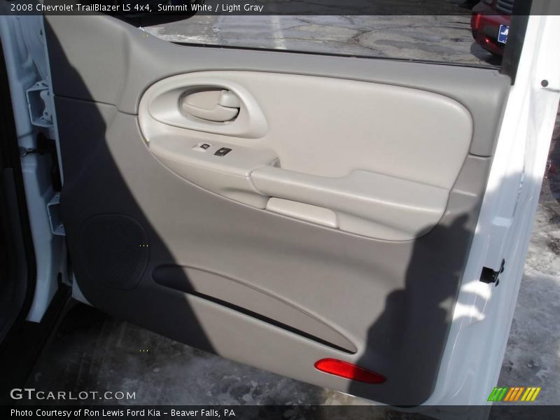 Summit White / Light Gray 2008 Chevrolet TrailBlazer LS 4x4