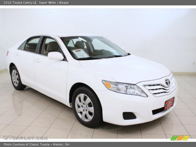 Super White / Bisque 2010 Toyota Camry LE