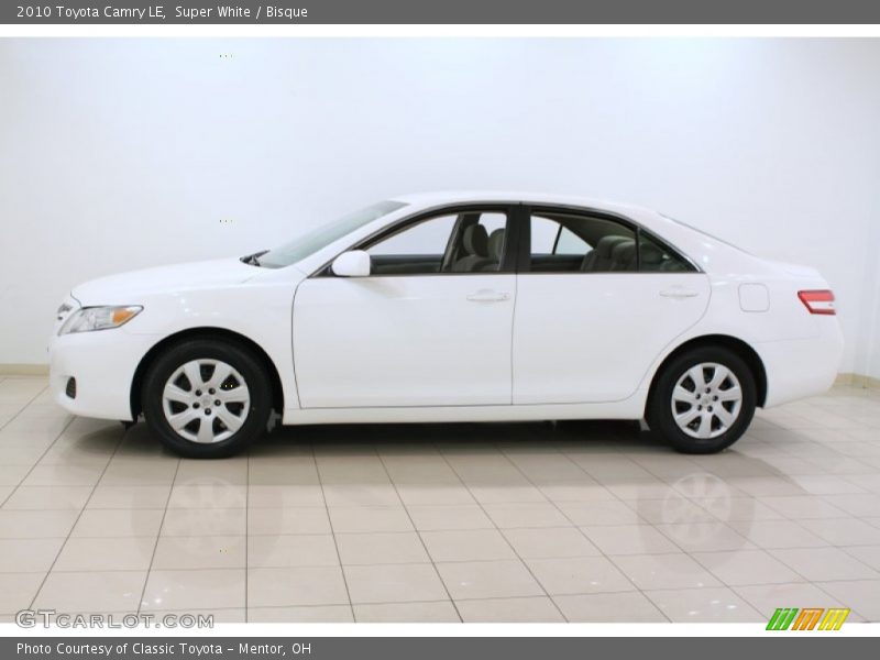 Super White / Bisque 2010 Toyota Camry LE