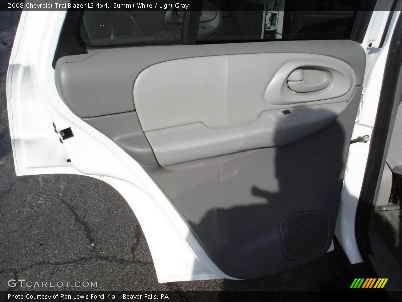 Summit White / Light Gray 2008 Chevrolet TrailBlazer LS 4x4