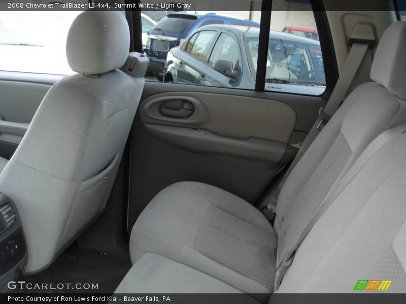 Summit White / Light Gray 2008 Chevrolet TrailBlazer LS 4x4