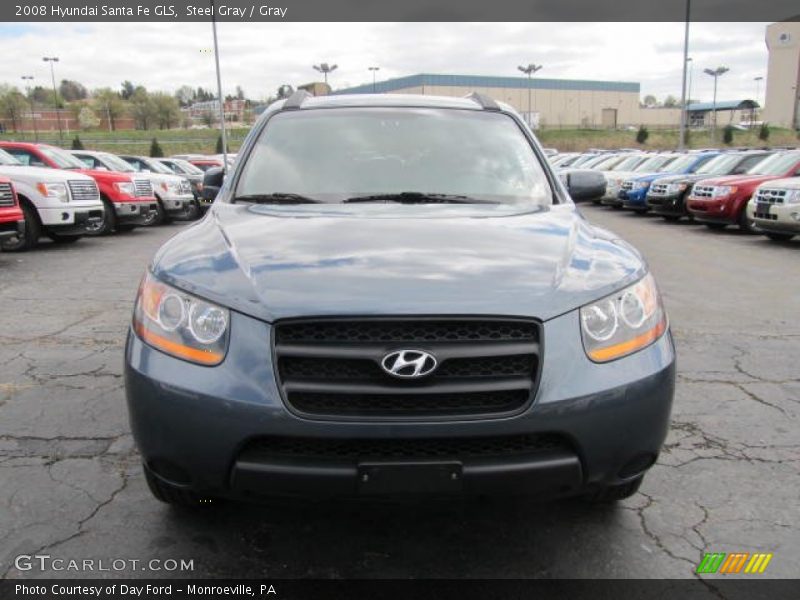 Steel Gray / Gray 2008 Hyundai Santa Fe GLS