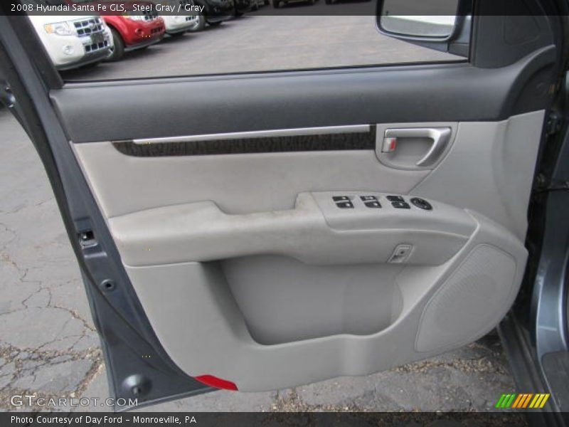 Steel Gray / Gray 2008 Hyundai Santa Fe GLS