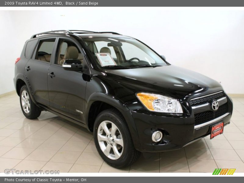 Black / Sand Beige 2009 Toyota RAV4 Limited 4WD