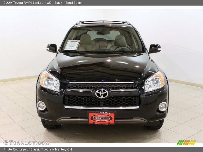 Black / Sand Beige 2009 Toyota RAV4 Limited 4WD