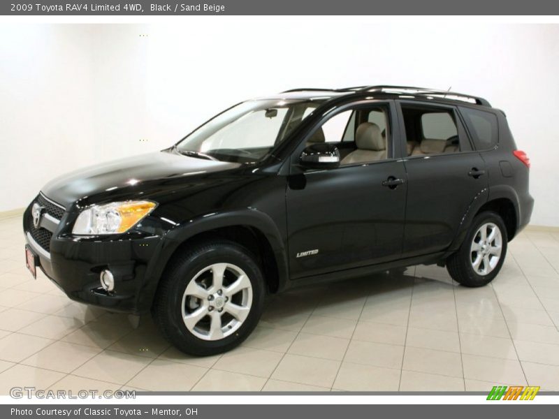 Black / Sand Beige 2009 Toyota RAV4 Limited 4WD