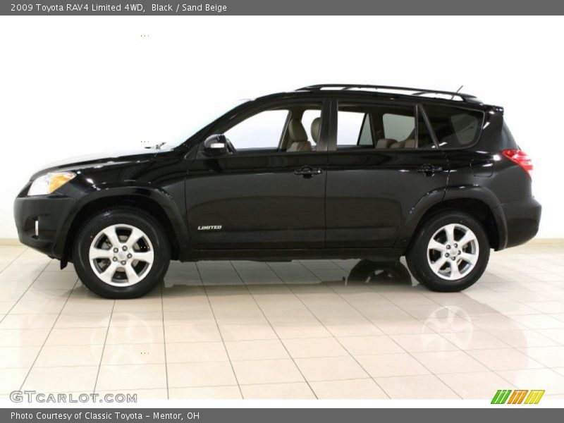 Black / Sand Beige 2009 Toyota RAV4 Limited 4WD