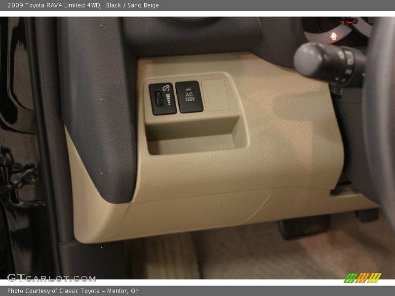 Black / Sand Beige 2009 Toyota RAV4 Limited 4WD