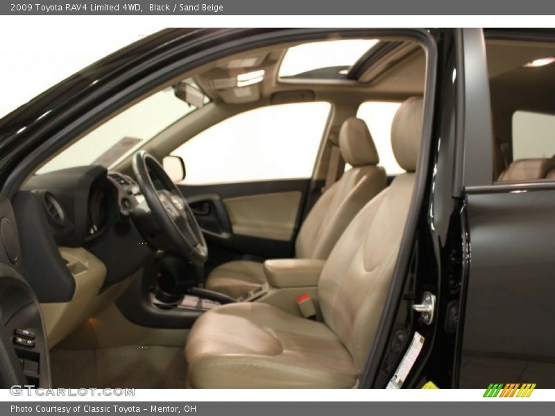 Black / Sand Beige 2009 Toyota RAV4 Limited 4WD