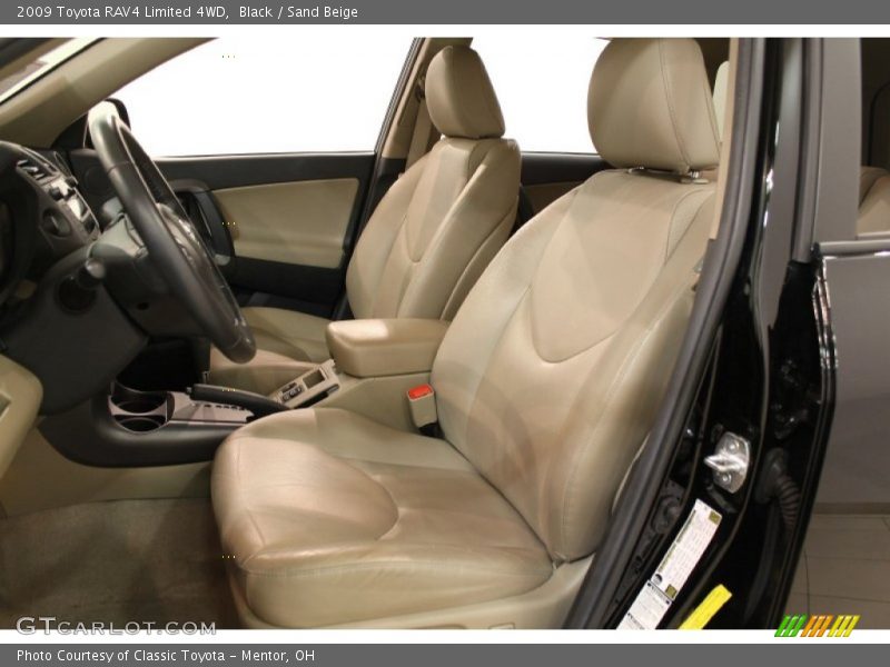 Black / Sand Beige 2009 Toyota RAV4 Limited 4WD