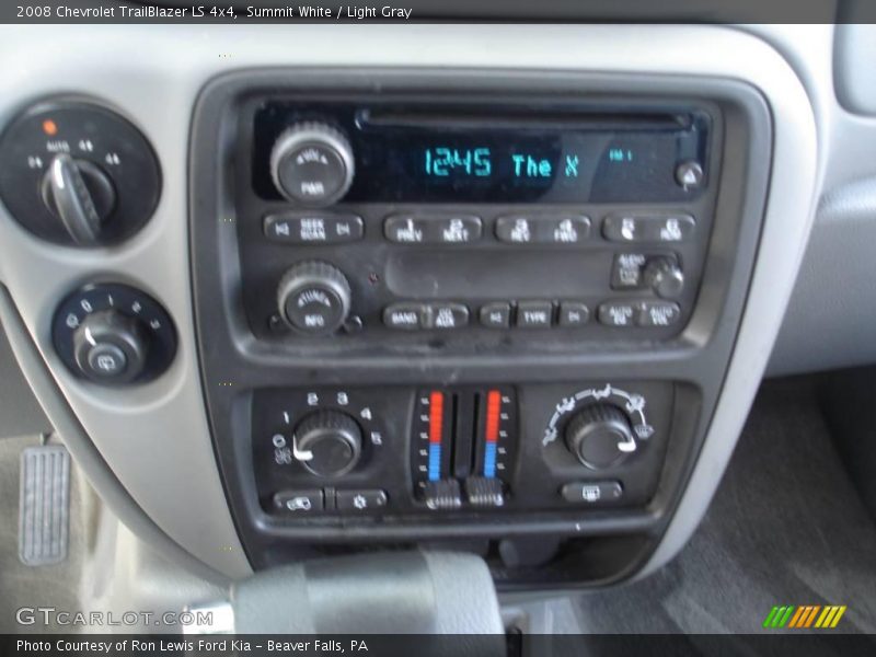 Summit White / Light Gray 2008 Chevrolet TrailBlazer LS 4x4