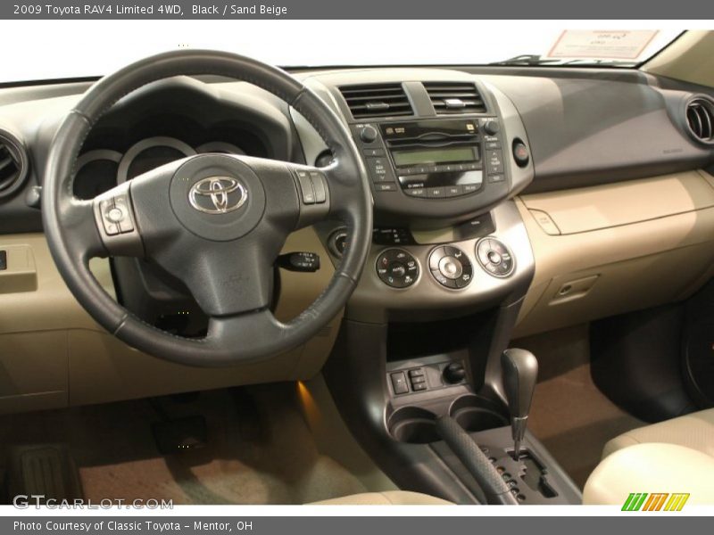 Black / Sand Beige 2009 Toyota RAV4 Limited 4WD