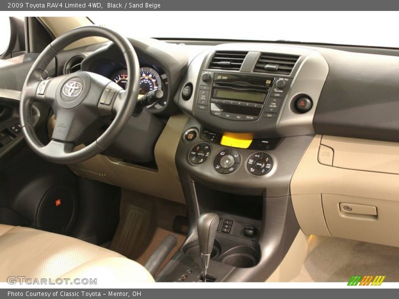 Black / Sand Beige 2009 Toyota RAV4 Limited 4WD