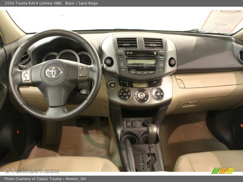 Black / Sand Beige 2009 Toyota RAV4 Limited 4WD