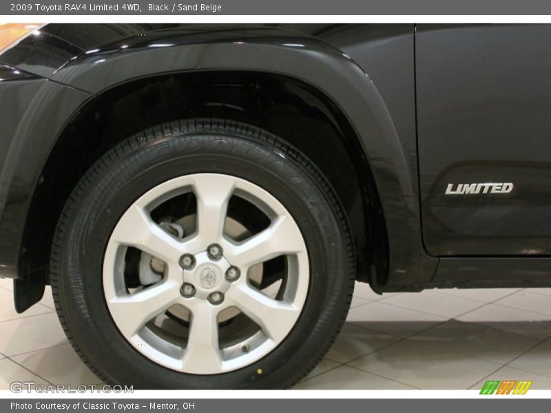 Black / Sand Beige 2009 Toyota RAV4 Limited 4WD