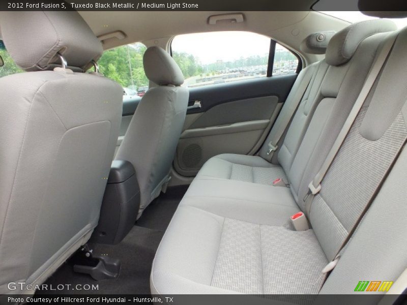 Tuxedo Black Metallic / Medium Light Stone 2012 Ford Fusion S