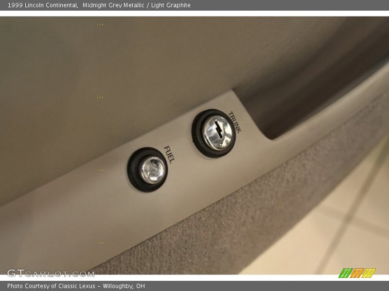 Midnight Grey Metallic / Light Graphite 1999 Lincoln Continental
