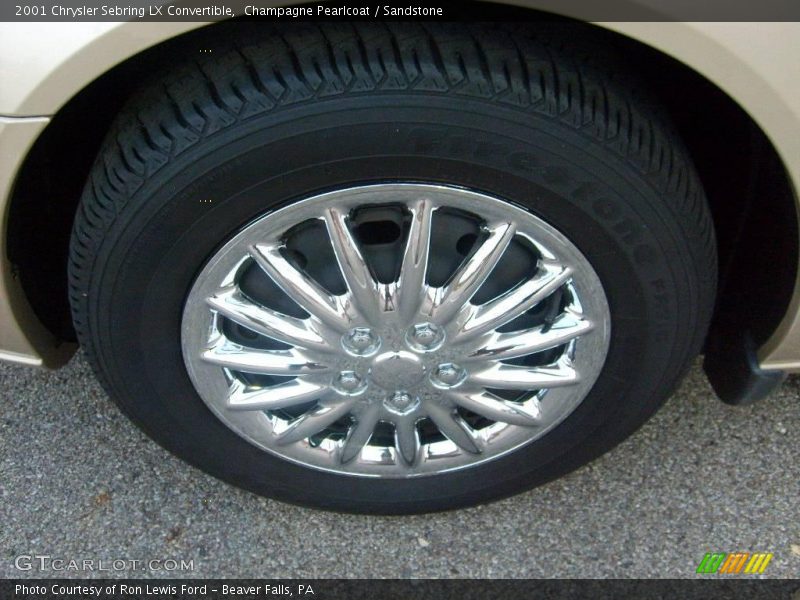 Champagne Pearlcoat / Sandstone 2001 Chrysler Sebring LX Convertible