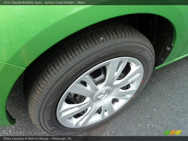 Spirted Green Metallic / Black 2012 Mazda MAZDA2 Sport