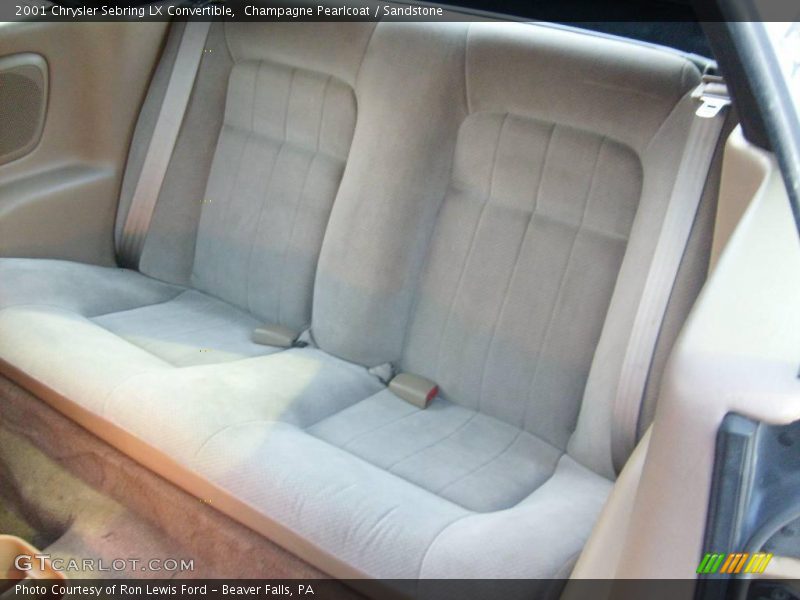 Champagne Pearlcoat / Sandstone 2001 Chrysler Sebring LX Convertible