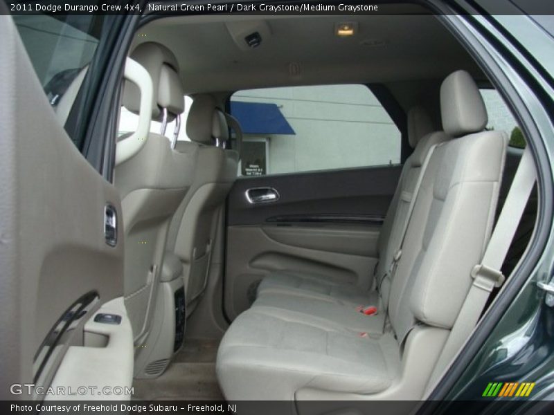 Natural Green Pearl / Dark Graystone/Medium Graystone 2011 Dodge Durango Crew 4x4