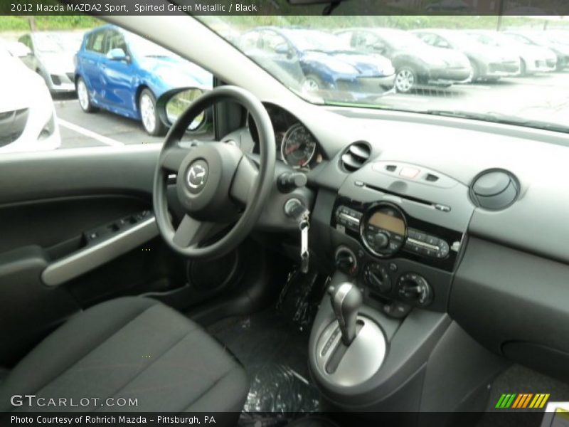 Spirted Green Metallic / Black 2012 Mazda MAZDA2 Sport