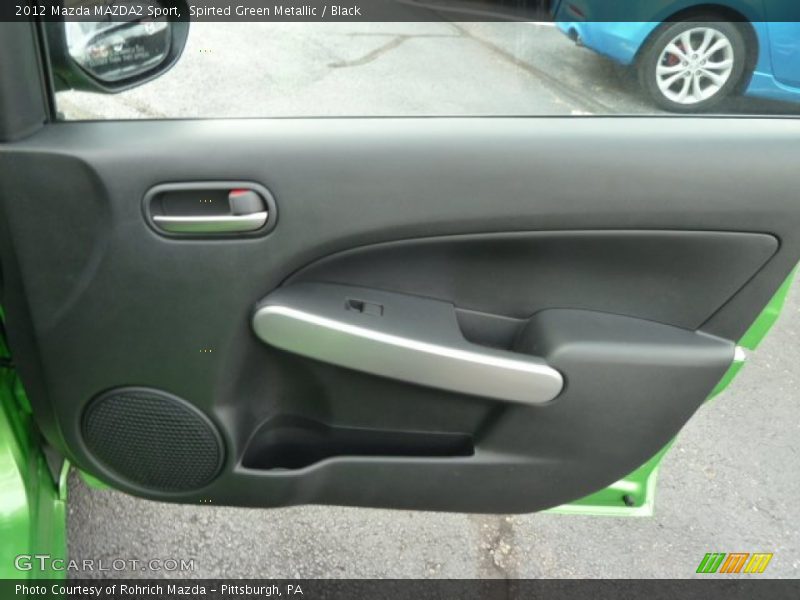 Spirted Green Metallic / Black 2012 Mazda MAZDA2 Sport