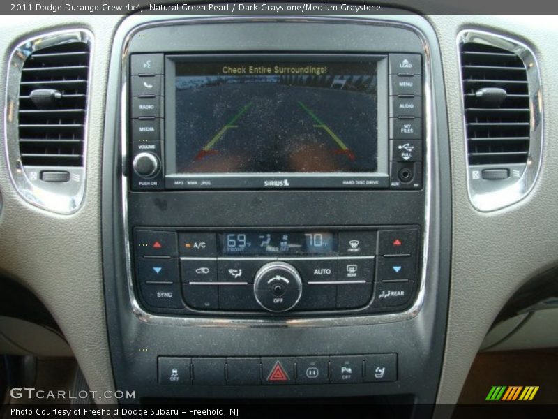 Natural Green Pearl / Dark Graystone/Medium Graystone 2011 Dodge Durango Crew 4x4
