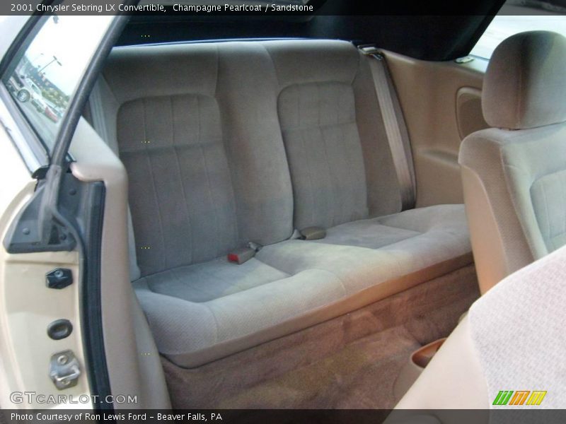 Champagne Pearlcoat / Sandstone 2001 Chrysler Sebring LX Convertible