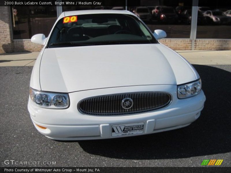 Bright White / Medium Gray 2000 Buick LeSabre Custom