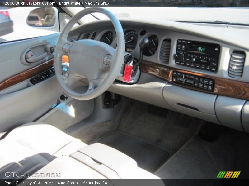 Bright White / Medium Gray 2000 Buick LeSabre Custom